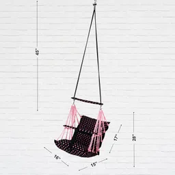 maruti enterprise Cotton baby Swing Chair for Kids Baby Children 1-6 Years with Safety Belt Swings image 5