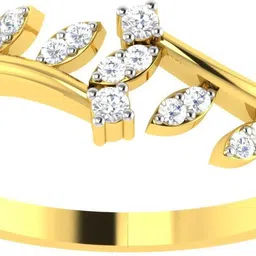 avsar AVR355YB Avsar Real Gold 14K RING 14kt Cubic Zirconia Yellow Gold ring-picture-31