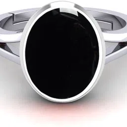 8.25 Ratti Created Sulemani Hakik White Adjustable Ring for Women and Men Brass Agate Brass Plated Ring-image-96