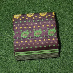 unik stories Woven Daily Wear Cotton Blend Saree image 1
