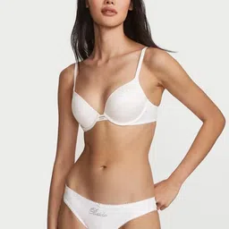 Victoria's Secret Women Satin Low-Rise Bride Cheekini Basic Brief-picture-40