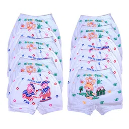 BAESD Infants Pack Of 12 Printed Pure Cotton Basic Briefs-image-71
