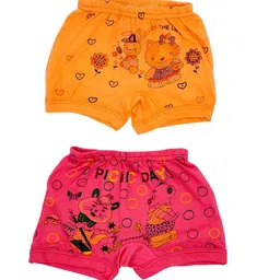 BAESD Kids Pack Of 12 Printed Pure Cotton Basic Briefs image 2