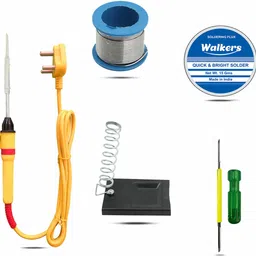 walkers WKCB23M1 5in1 Basic 25W Soldering Iron Kit with Soldering Wire, Flux, Stand 25 W Simple-picture-20