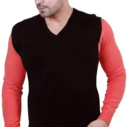 fashionforward Men Solid V Neck Multicolor Sweater-picture-23