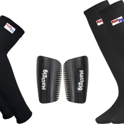 mattzig Indian Club Football Kit (One Pair Football Socks + One Pair Shin Guard + One Pair Cotton Arm Sleeves) Football Kit-picture-23