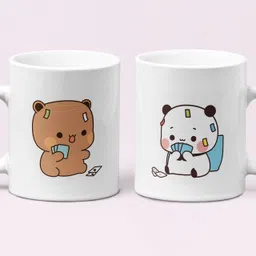 soanstar BUGGU AND DUDDU 3 PATTI Ceramic Coffee Mug-picture-46