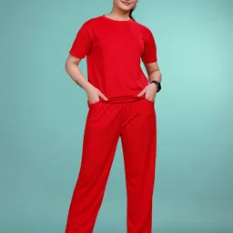 jk creation Solid Women Track Suit image 1