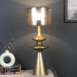 sapphire Fabric Iron Table Lamp With Shade-picture-33