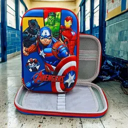 rhinetoys Avengers Super Heroes Pencil Pouch for School Kids Geometry Box-picture-18