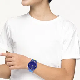 fastrack Solids and Stripes Analog Watch - For Boys & Girls NT38039PP15W image 2