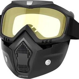 disol Motorcycle Goggles with Removable Mask, Fog-Proof, Adjustable Strap Power Tool Safety Goggle-picture-11