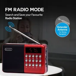 JAXTER 65 NEW DESINGN FM RADIO SPEAKERS 5 W Bluetooth Speaker image 2