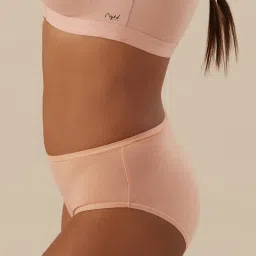 Nykd by Nykaa Pack of 3 Cotton Hipster Panties with Anti odor-NYP033 -All Nude image 2