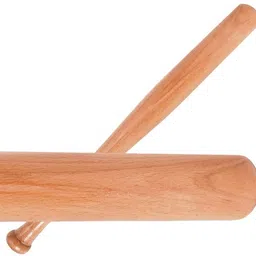 rajshree enterprises meerut RJMEERUT (Heavy Duty)Natural Wood Baseball Bat unisex baseball {natural Willow Baseball Bat For 15+ Yrs image 3
