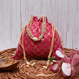 heart home Women Multicolor Potli image 2