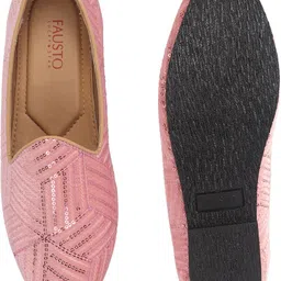 fausto Embroidery Sequin Ethnic Slip On Juttis for Wedding|Traditional Nehru Jackets Mojaris For Men image 4