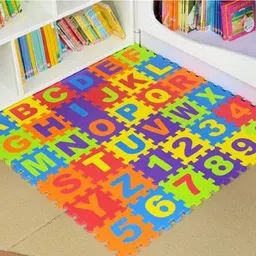 looknlvesports 36 Tiles Kids Puzzle Mats Foam Kids Educational Interlocking (36 Pieces) image 4