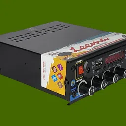 servostar india pvt ltd Car Stereo Music Player In Black 50 W AV Control Amplifier image 3