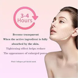 msvtradess Pink mask Face Shaping Mask image 2
