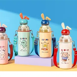 arizuul PlayMate Kids Water Bottle – Double Wall Stainless Steel Flask for Fun! 540 ml Water Bottle-picture-11