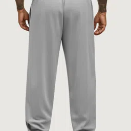 groverhub Men Relaxed Grey Pure Cotton Trousers image 2