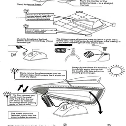 uniqon ACE0036 ACE0036 Latest Design (Black Color) Aerial Shark Fin Replacement Signal Receiver AM/FM Car Roof Radio Hidden Vehicle Antenna (Universal For All Cars) Hidden Vehicle Antenna image 5