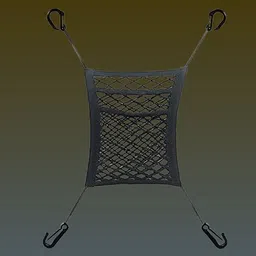 3-Layer Car Mesh Organizer, Seat Back Net Bag, Automotive Seat Back Organizers, Car Multi Pocket-image-1