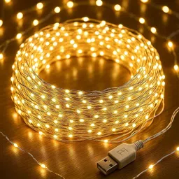 nkxik 40 LEDs 12 m Multicolor Steady String Rice Lights image 2