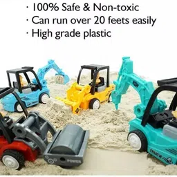 akvanar Unbreakable Construction Toy Set Push and Go Back multicolor set of 4 pc image 4