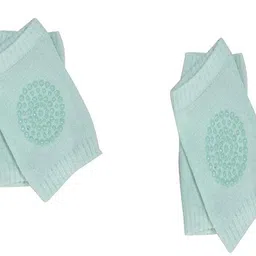 Baby Knee Pads for Crawling, Anti-Slip Padded Stretchable Elastic . Light Green Color Baby Knee Pads-image-93