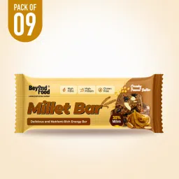 Beyond Food Millet Bar - Peanut Butter (Pack of 9)-image-43