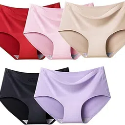 meile Pack of 5 Women Hipster Multicolor Panty-picture-20