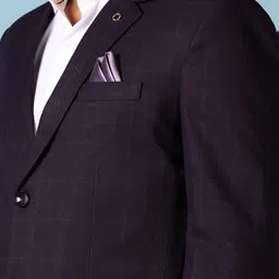 v-mart Men Checkered Single Breasted Casual, Festive, Formal, Party, Wedding Blazer image 4