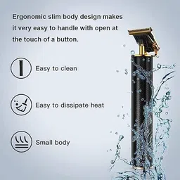 HRKW Rechargeble trimmer TD-168 Fully Waterproof Grooming Kit 120 min Runtime 4 Length Settings image 5
