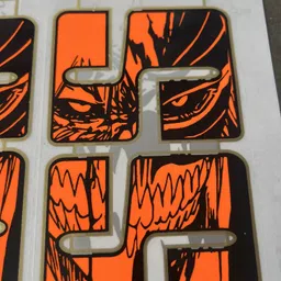 vsm SS_DEVIL_ORNG Bat Sticker image 3