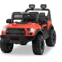 srecap Police for Kid Baby Toy with Music & Light Jeep Battery Operated Ride On-picture-11
