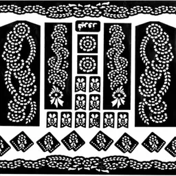 bittu creation MENDI_F069 MENDI_F069 Hand Mehndi Stencil Stencil-picture-26