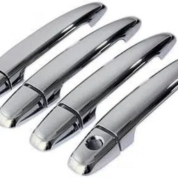 giinix Car Door Catch/Handle Cover Chrome Finishing (Silver) Car Grab Handle Cover image 2