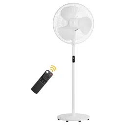 atomberg Renesa 5 Star 400mm 3 Blade BLDC Motor Pedestal Fan with Remote (Oscillation Function, White) image 2