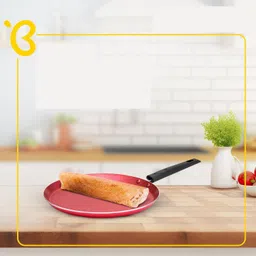 green root traditional iron cookware Pancake Pan 22 cm diameter 1 L capacity image 4