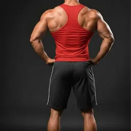 furrr GYM PRINTED WARRIORS SANDO Men Vest image 4