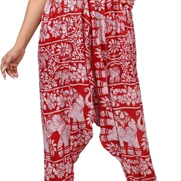 narnari Printed Rayon Women Harem Pants image 5