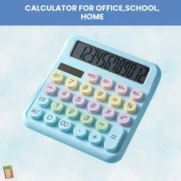 yaroh Desktop Cute Calculator, 12-Digit Large Display With Aesthetic Candy ColorW335 Desktop Cute Calculator, 12-Digit Large Display With Aesthetic Candy ColorW335 Basic Calculator-picture-13
