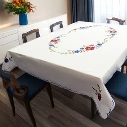 arsha chikankari Embroidered 4 Seater Table Cover-picture-20
