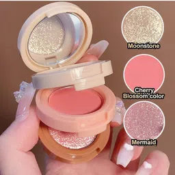 flimora 3 in 1 Blusher Highlighter Eyeshadow Palette Kit Highlighter-picture-28
