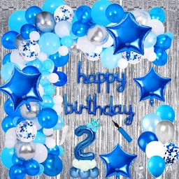 shopperskart 2nd Birthday Decorations Kit Items For Baby Girls Boys Party & Celebration-picture-20