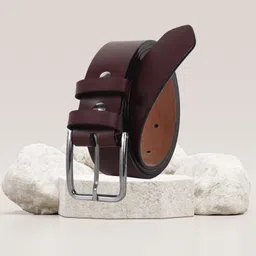 shopglobal Men Casual, Evening, Formal, Party Brown Artificial Leather Belt-picture-14