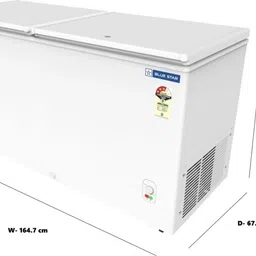 blue star 500 L Double Door Standard Deep Freezer image 3