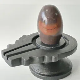 pujara shivling art Shivling Stone Small Narmadeshwar Shivling For home Pooja/ Best for Vastu Decorative Showpiece - 3 cm-picture-23